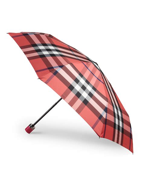 burberry compact check umbrella|Burberry Compact/Folding Umbrellas for Women for sale .